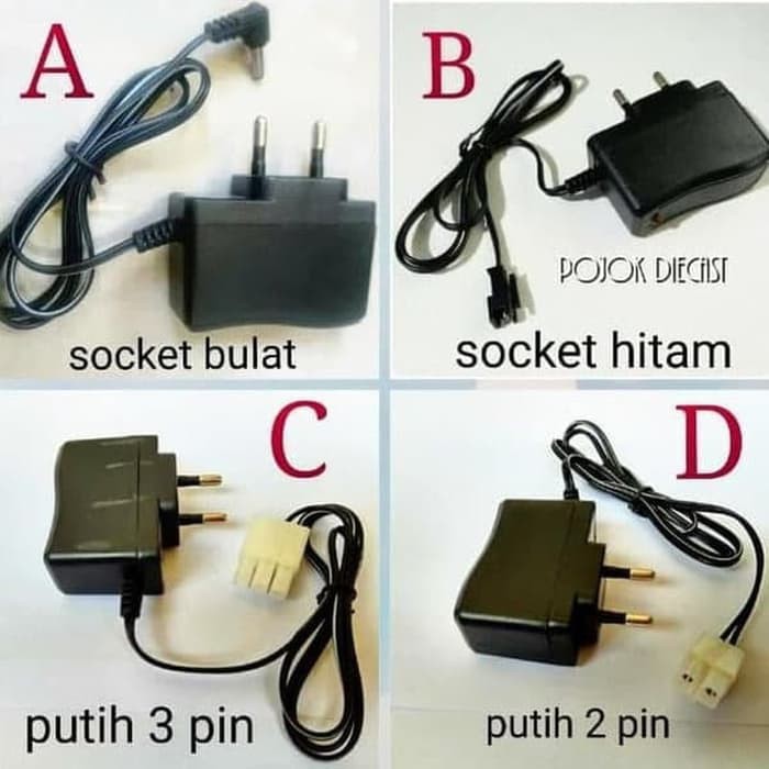 MOBIL REMOT CHARGER BATERAI RC REMOTE CONTROL ADAPTOR BATRE BATERE