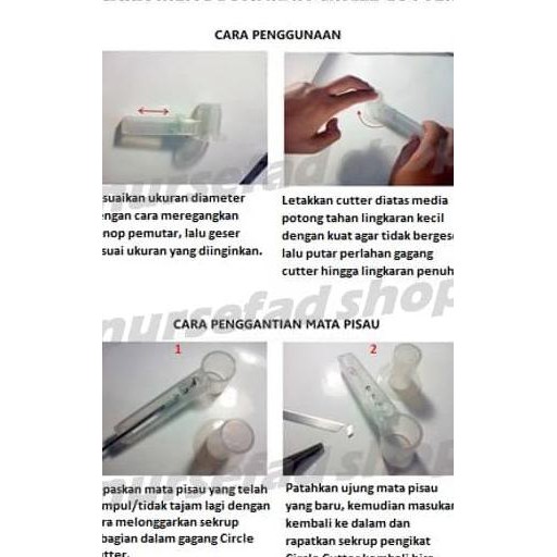 Alat Pemotong Lingkaran / Pemotong Kertas Bulat / Circle Cutter Best Seller