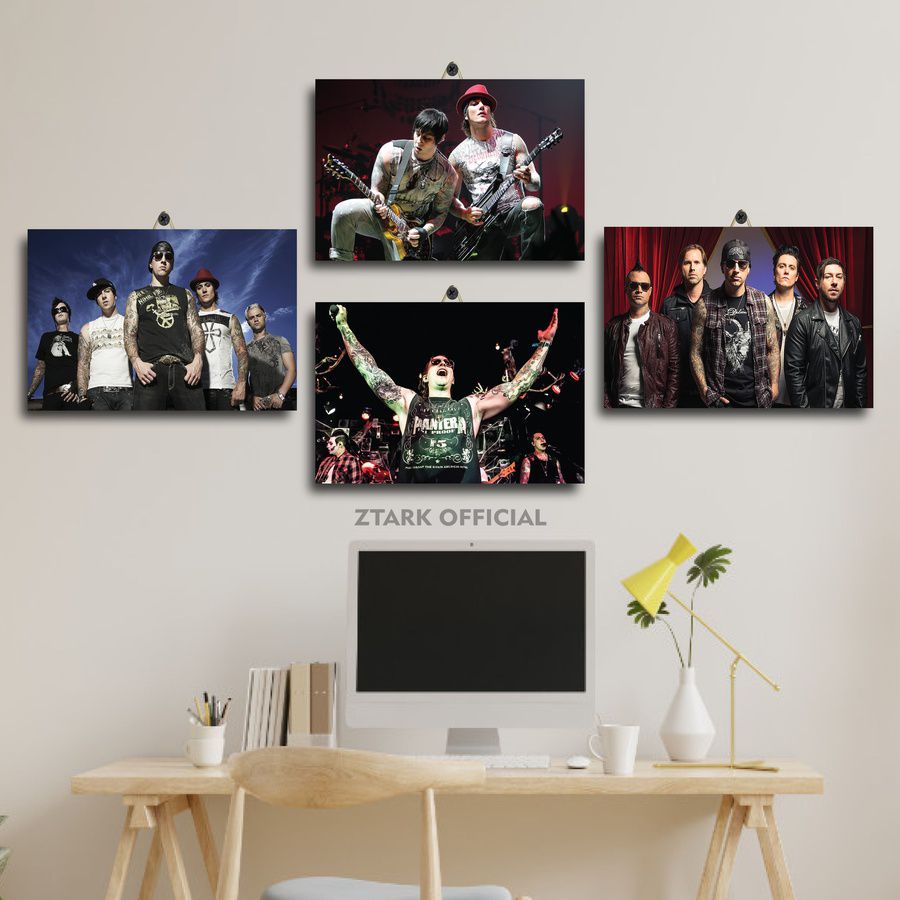 Jual 21-44 DEKORASI DINDING BAND LOGO AVENGED SEVENFOLD 20X30 OXEHF