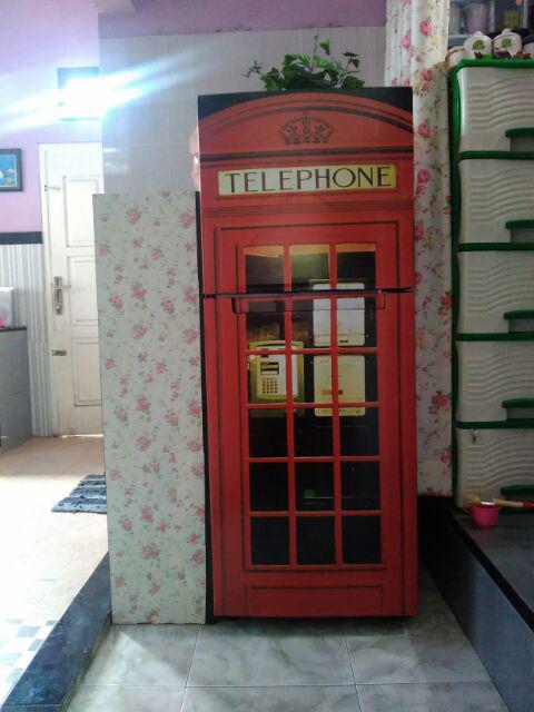 Stiker Kulkas Telp Box London