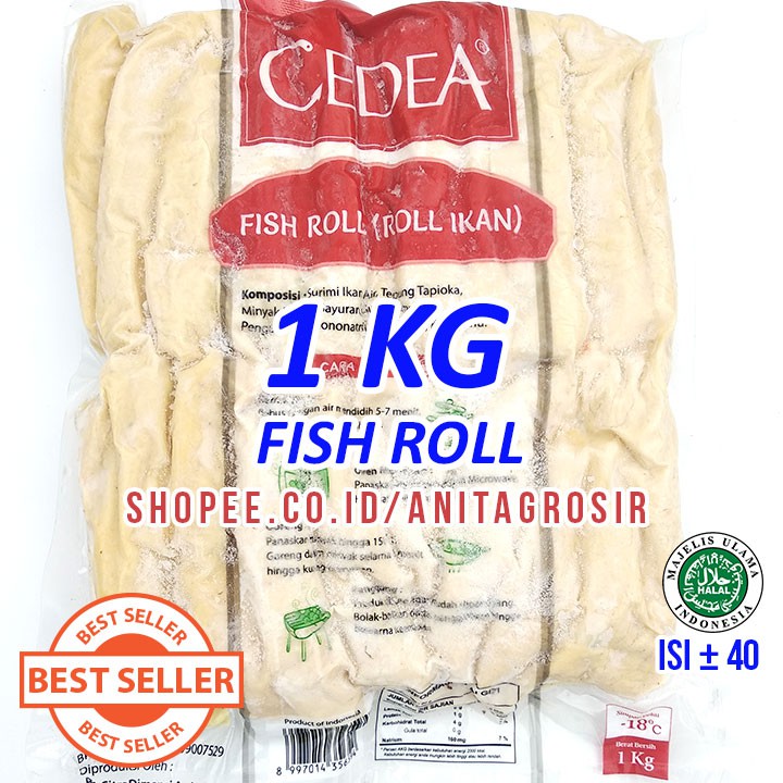 Fish Roll Cedea 1 Kg - SEA AND FISH