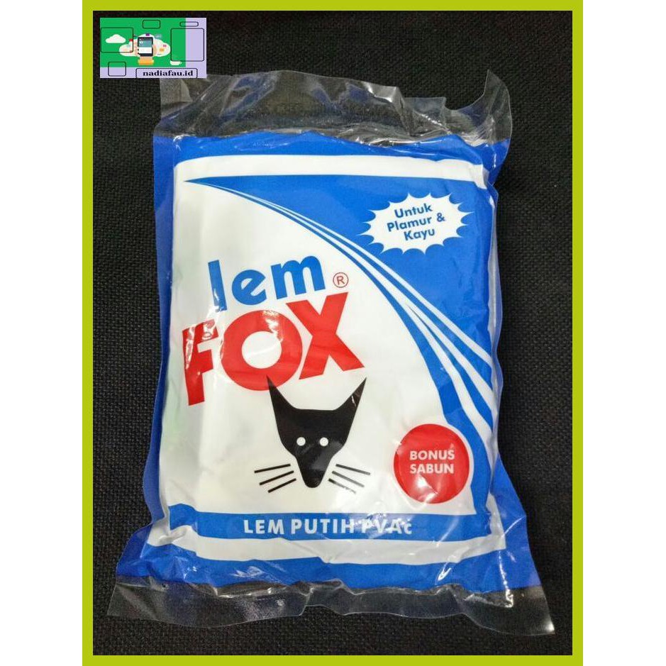 

R4E5Et- Lem Fox Bungkus / Lem Putih Bungkus / Lem Kayu 600 Gram Fyhf7T-