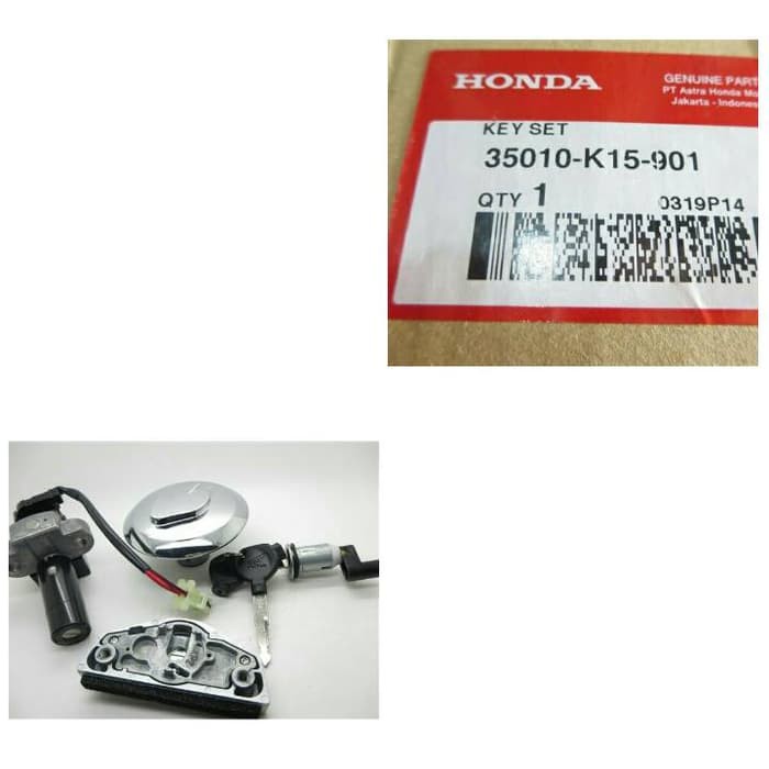 kunci kontak cb150r cb 150 r ori hm set