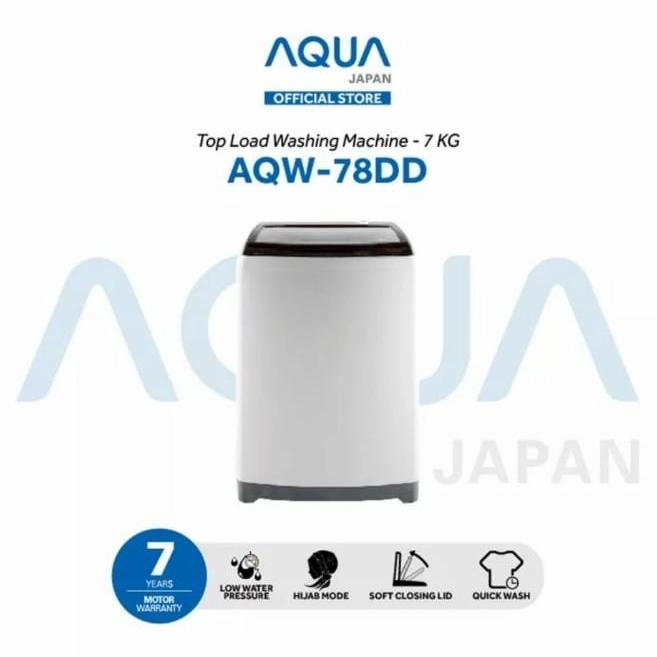 +%+%+%] MESIN CUCI AQUA 7KG TOP LOADING 1 TABUNG