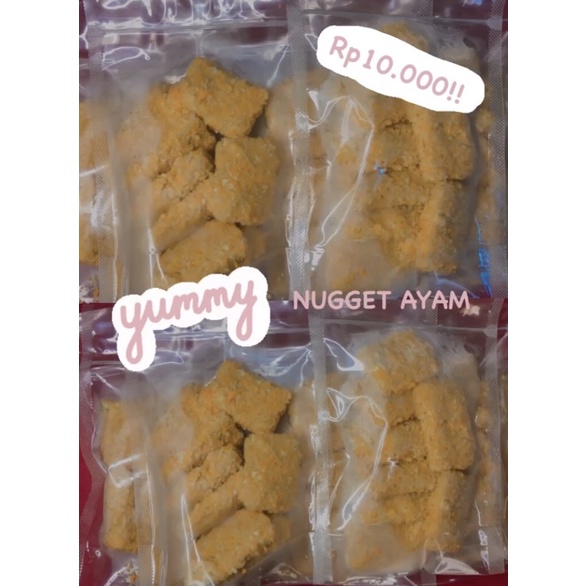 

NUGGET AYAM 100% HALAL PRODUKSI RUMAHAN