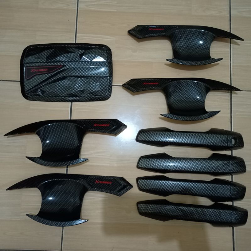 Paket Outer Handle Tank Cover Xpander Model Carbon