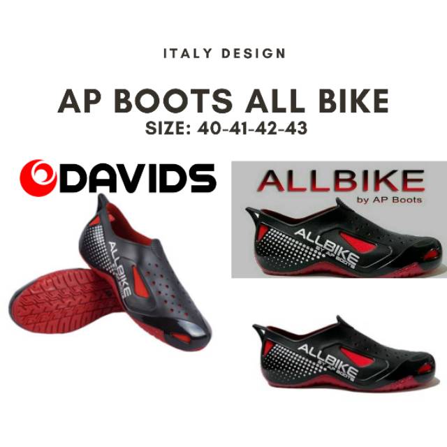 SEPATU SEPEDA / SEPATU GOWES / AP BOOTS ALL BIKE MERAH