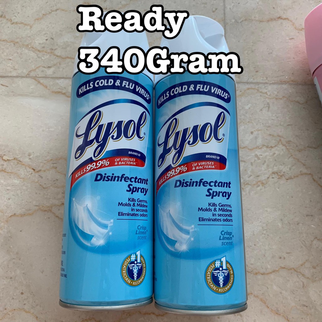 lysol disinfectant spray 340 Gram (Ready Stock ) Shopee Indonesia