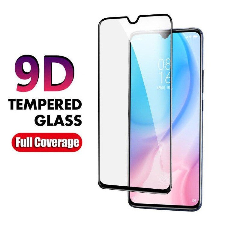 Tempered Glass 9D For Xiaomi Mi A3 Tempered Glass Full Layar Full Cover Full Glue