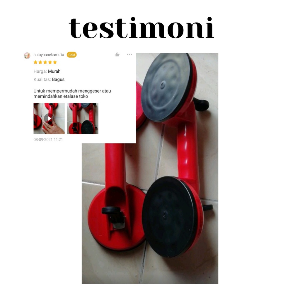 Suction Cup Alat Pengangkat Keramik Granit Kaca - Alat Pengangkat Keramik - Alat Pengangkat Granit - Alat Pengangkat Kaca -Kop Kaca 1 2 3  Kaki Body PVC/ Pegangan Kaca Pengangkat kaca keramik  (PILIH VARIASI)