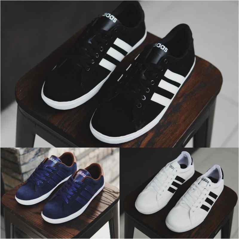 COD !! Sepatu Pria Adidas Derby Putih Sepatu Kets Sneakers Murah Keren buat kerja kuliah dan traveling