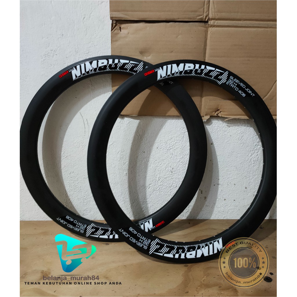 Velg Rim SYTE Sepeda 20 Alloy Double Wall 28 / 32H (Sepasang) BERGARANSI