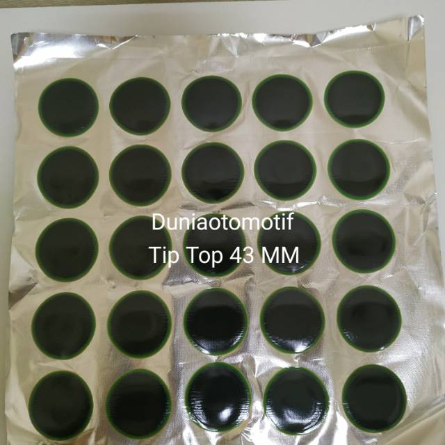 Tambalan Tip Top Maruni Hijau 43 MM