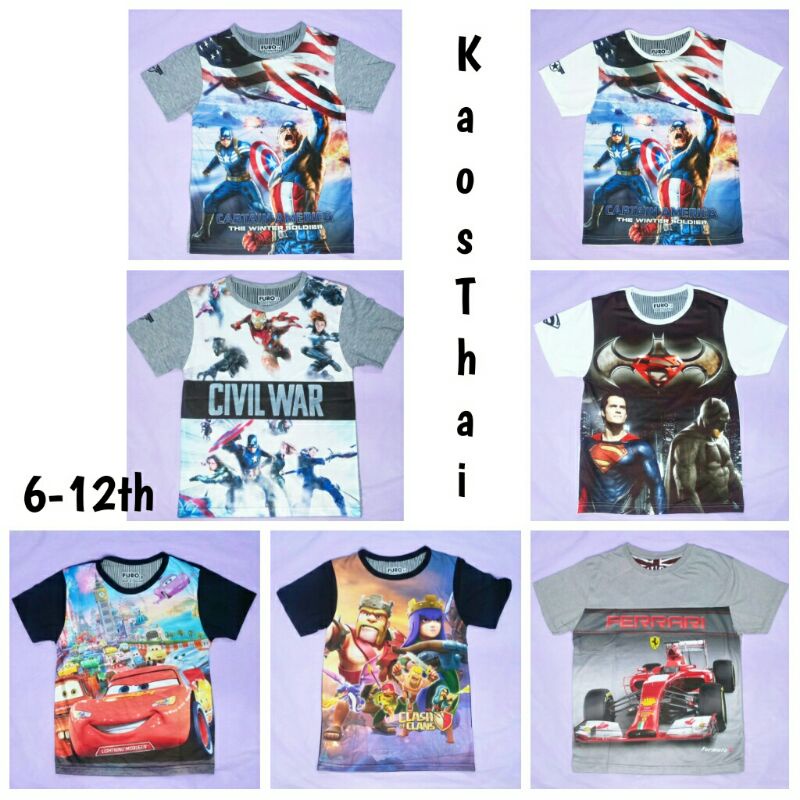 Kaos anak Furo Bangkok