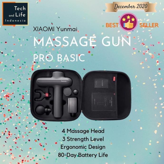 Xiaomi Yunmai Pro Basic Deep Muscle Massage Gun Alat Pijat Elektrik
