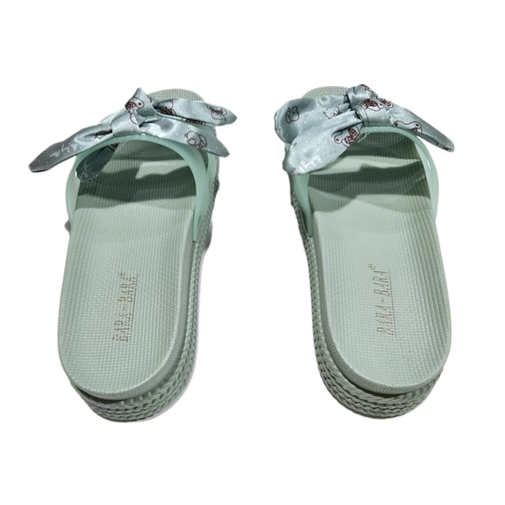 jelly sandal wanita barabara karet import pita kain sendal cewek bara bara JSL895V-71TF