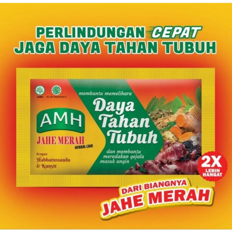 

jahe merah amh cair hangat daya tahan tubuh