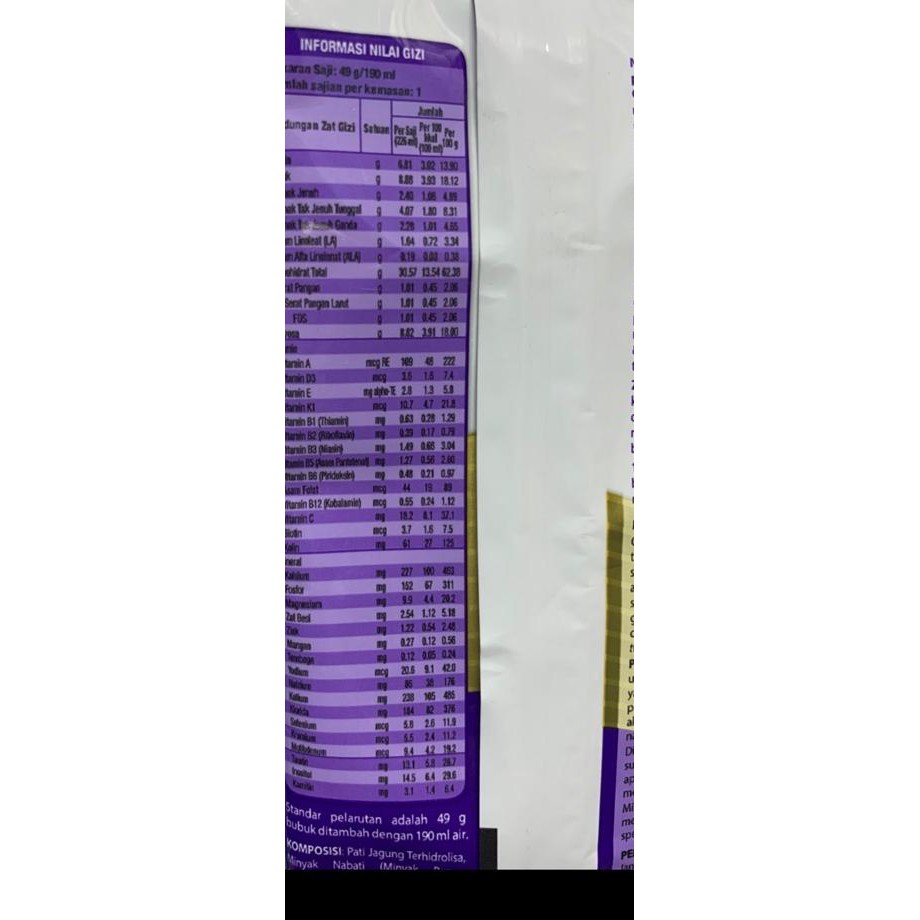 

Gratis Ongkir!! KODE-491 Susu Pediasure Complete sachet rasa vanila ukr 49 gr