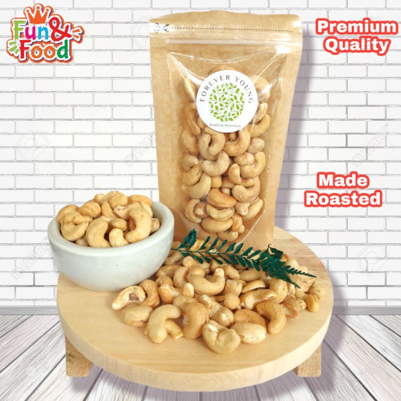 

Superfood Roasted Cashew Nut Kacang Mede Jumbo Sulawesi Oven Matang Kualitas Premium