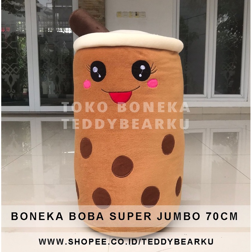 TERMURAH! BONEKA BOBA BESAR VIRAL SUPER JUMBO 70CM PRODUSEN LANGSUNG