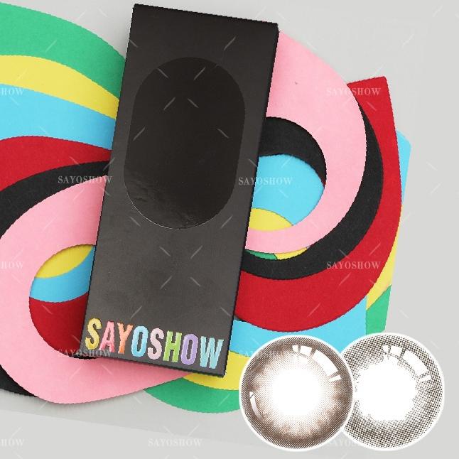 ◄ ✔️100% ORI SAYOSHOW O Seri Sepasang Soflen Hitam Minus 14 mm ( NORMAL S/D-8.00) Contact lens Softl