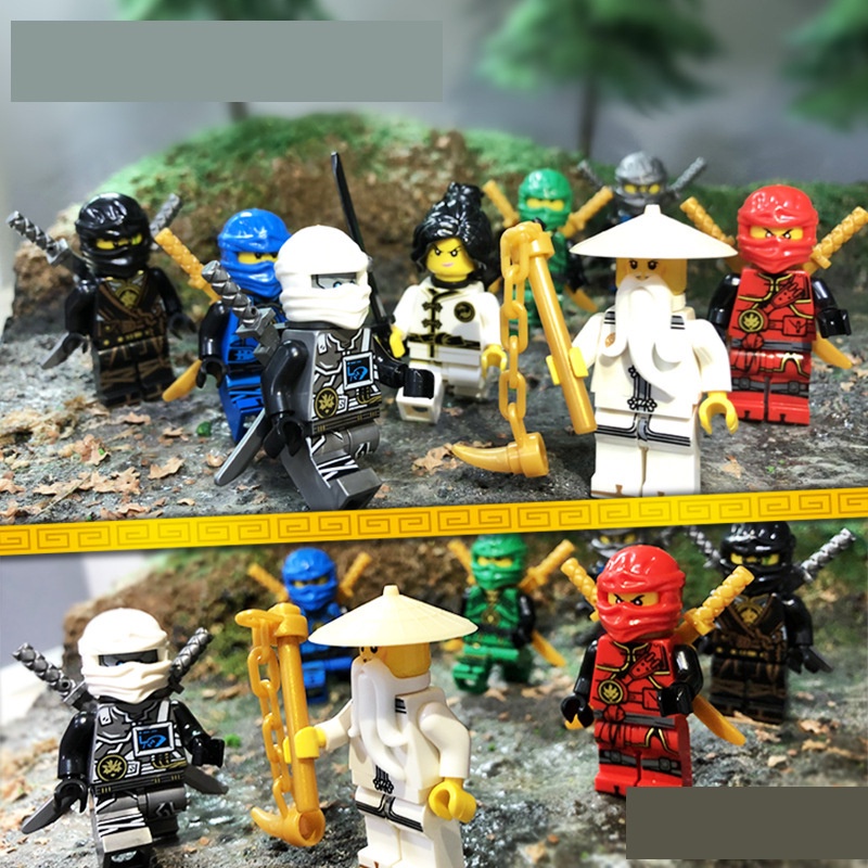 Mainan Balok Susun Minifigure Model Ninja Untuk Anak