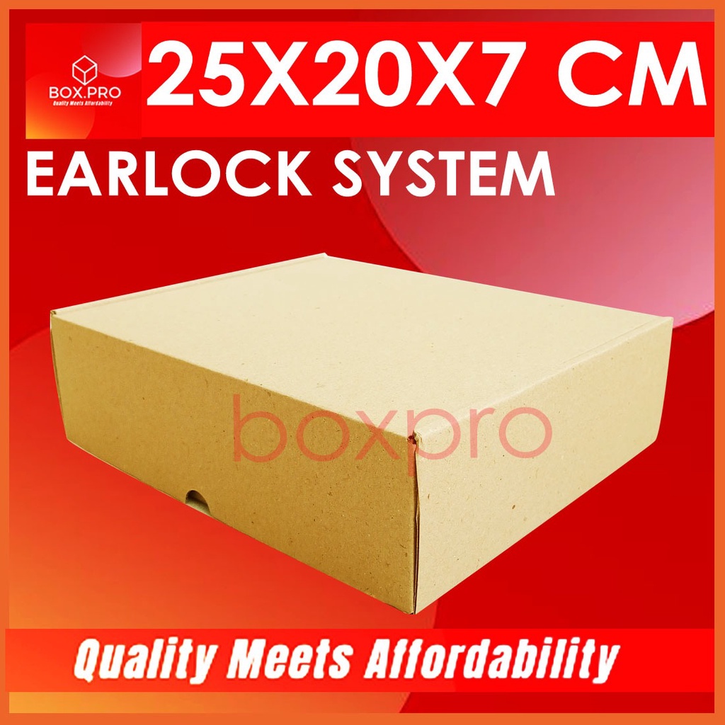 

Kardus Dus uk 25x20x7 cm(ECER) Die Cut Box Kotak Packing Aksesoris Baju Kue Hijab EARLOCK FULL