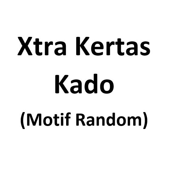 

xTRA KERTAS KADO UNIVERSAL BOY/GIRL (RANDOM MOTIF DAN WARNA)