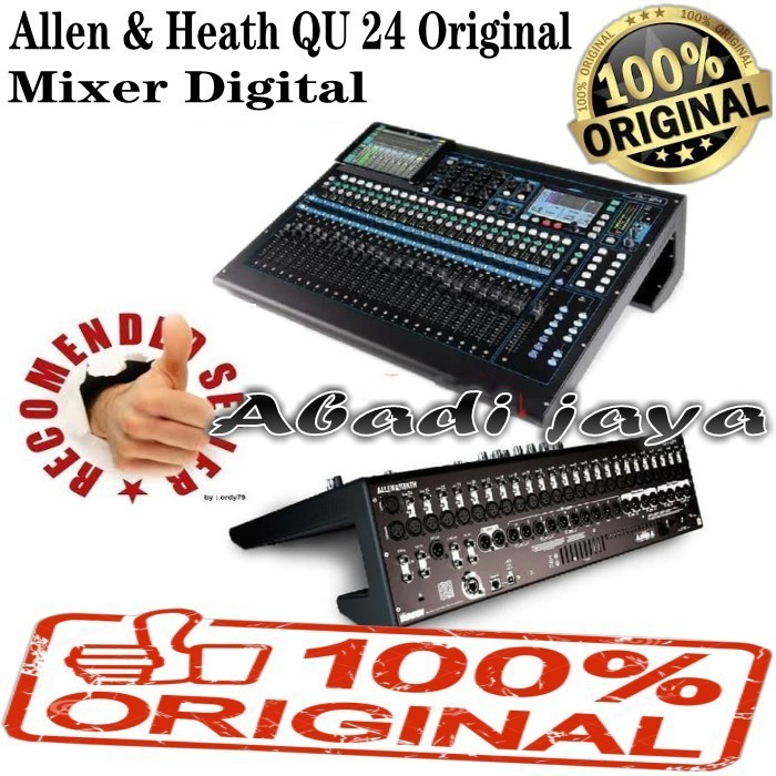 Mixer Allen Heath QU24 Original Digital Mixer Allen Heath QU 24Ch