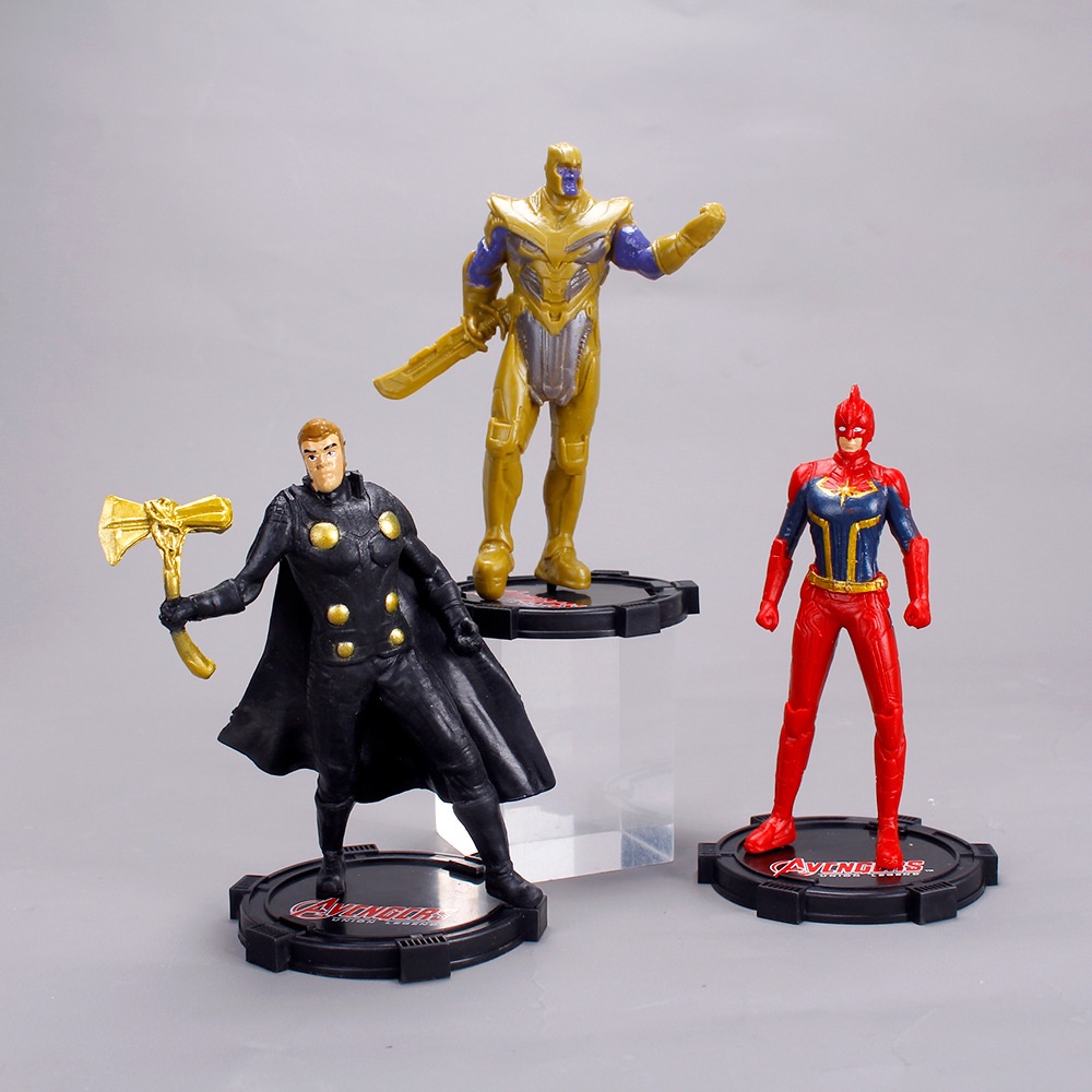 Mainan Action Figure Marvel Avengers Super Heroes Mini Untuk Dekorasi Kue