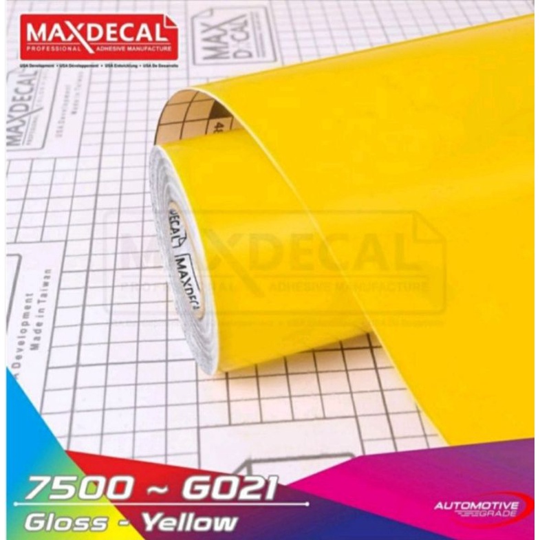 scotlet maxdecal yellow glossy