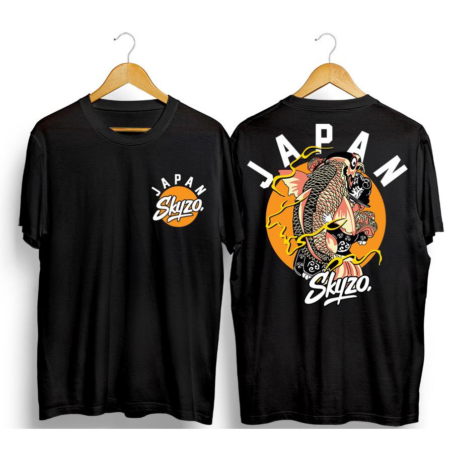 24 KAOS PRIA JAPAN ORANGE/ KAOS PRIA/ POROROSHOPPE