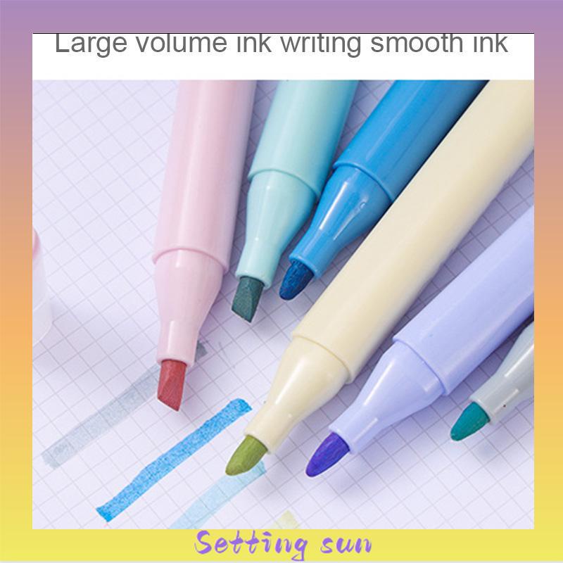 Kapasitas Besar Retro Warna Stabilo Siswa Spidol Titik Warna Spidol TN