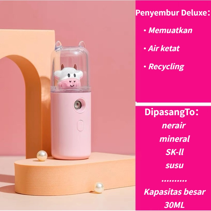 【COD】YZ Cute Pet Nano Spray Mini Murah Wajah USB Charge Portable Pelembab Perawatan Facial Humidifier Water Replenishment Instrument