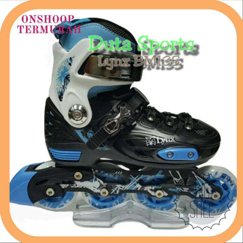 Termurah Sepatu Roda Lynx BM135 Biru/Inline Skate Murah Harga Grosir Terlaris