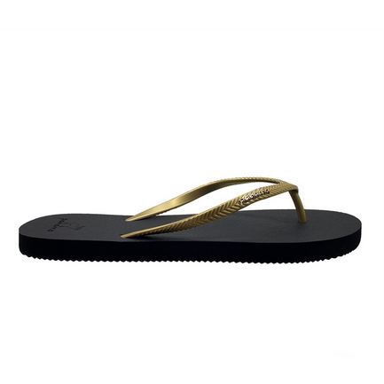 Sandal Panama Slim Slim2 Black Gold Oiringal