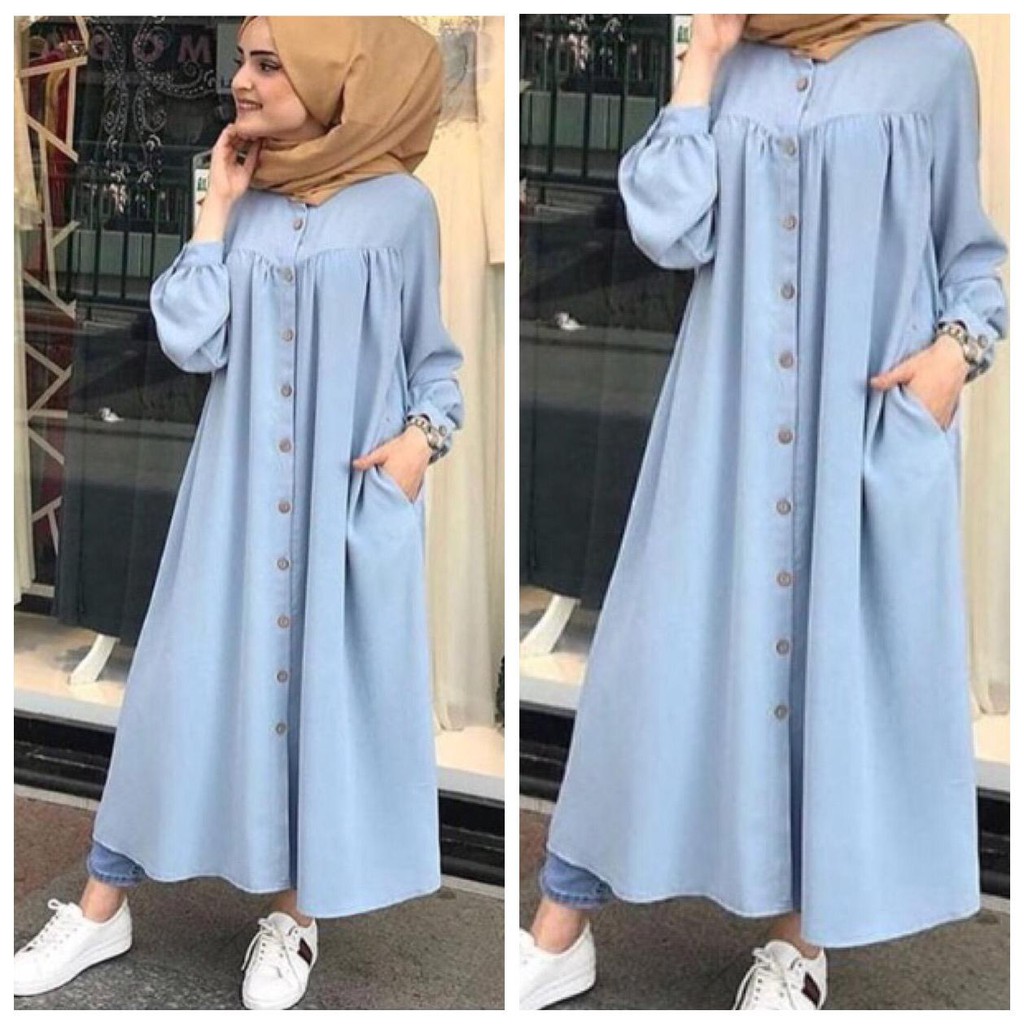 VS GG - baju LONG DRESS muslim gamis wanita KANAYA