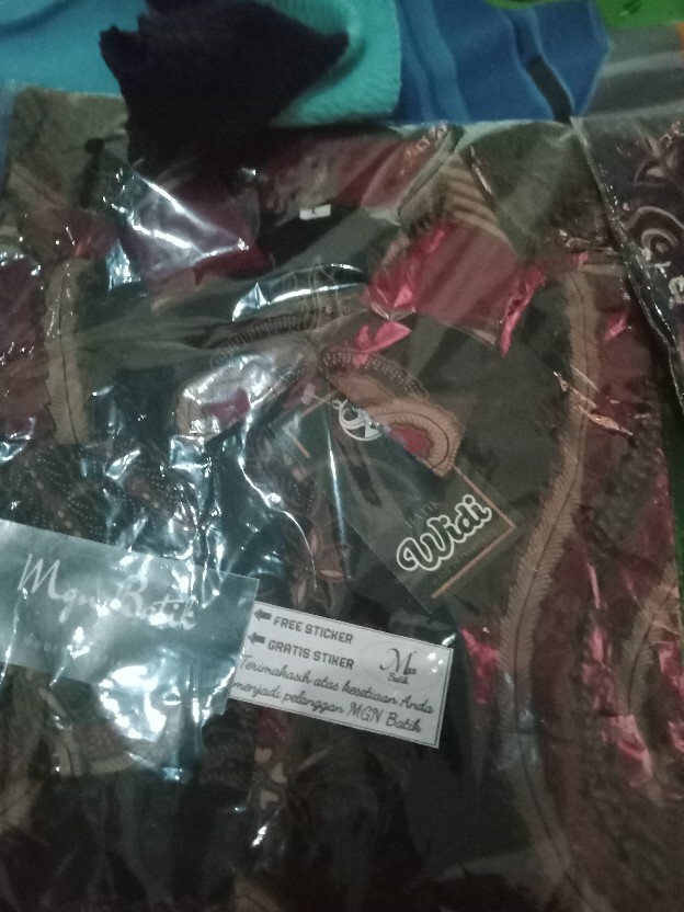 Kemeja Batik Slimfit High Quality Lengan Panjang Atasan Pria