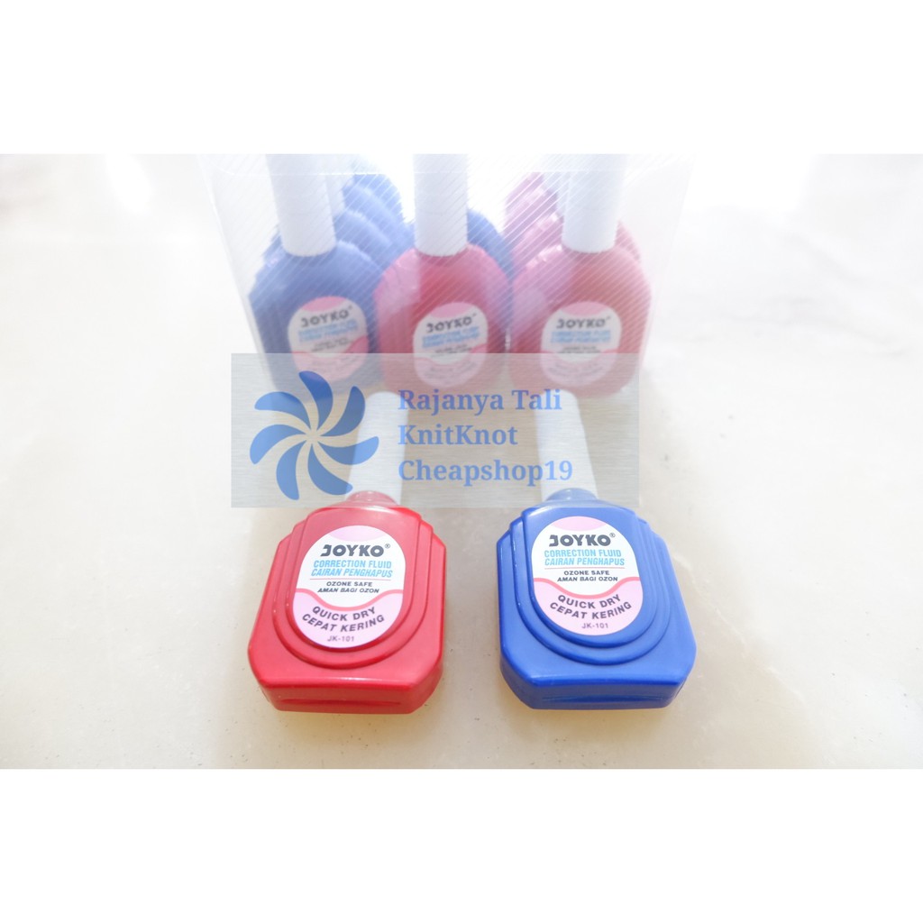

Correction Fluid JK101 Tipex Cair tip-ex cairan penghapus JOYKO isi 12pcs