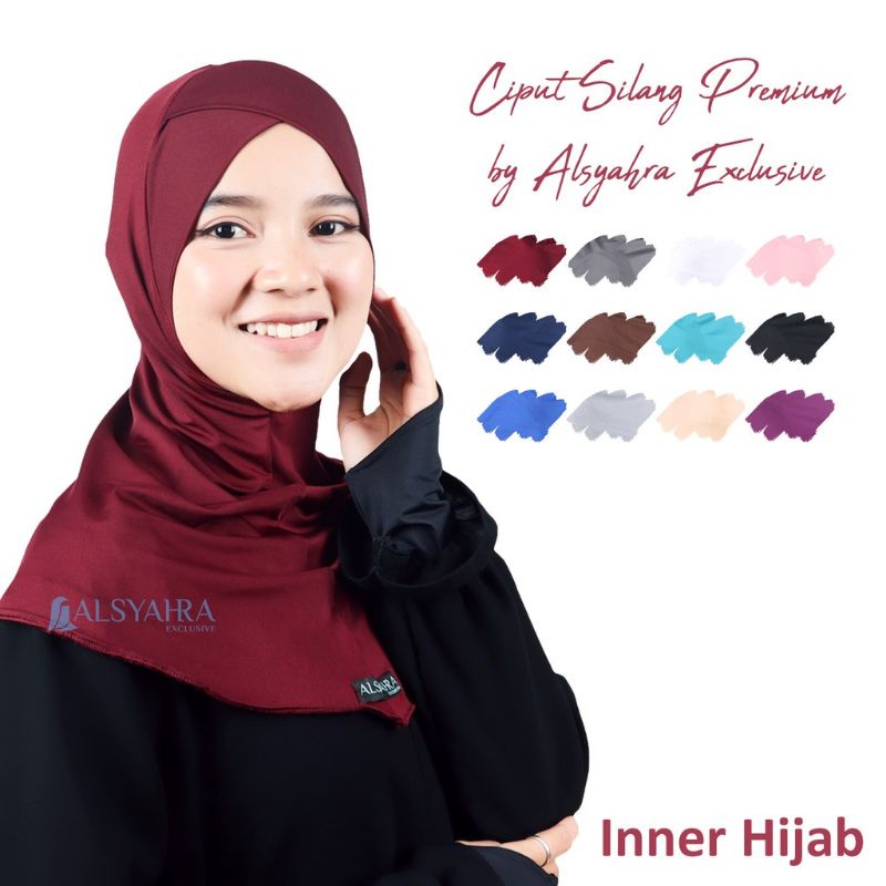 Inner Hijab Daleman Ciput Silang Ninja Premium Alsyahra Exclusive