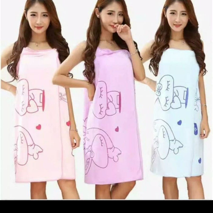 Baju Handuk Mandi Karakter  Multifungsi / Bath Towel