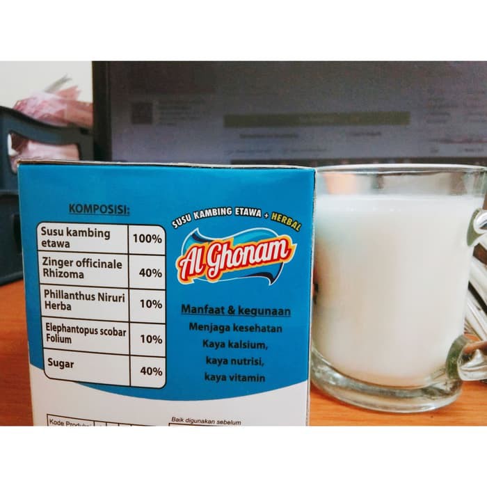 

Susu Kambing Etawa Al Ghonam Plus Herbal 10 Sachet