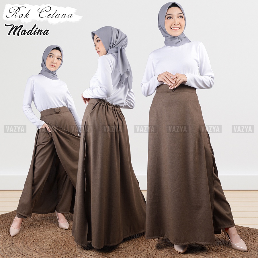 Rok Celana 2in1 Katun Madina