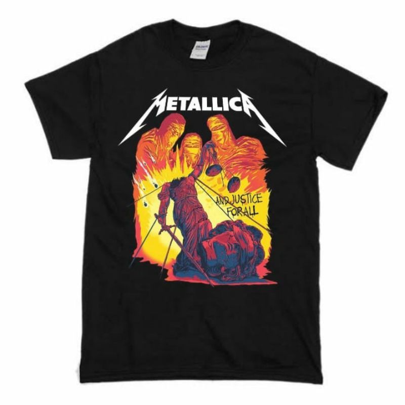 KAOS VINTAGE Band Metallica BLACK | T-SHIRT Band Metallica | KAOS Band Metallica