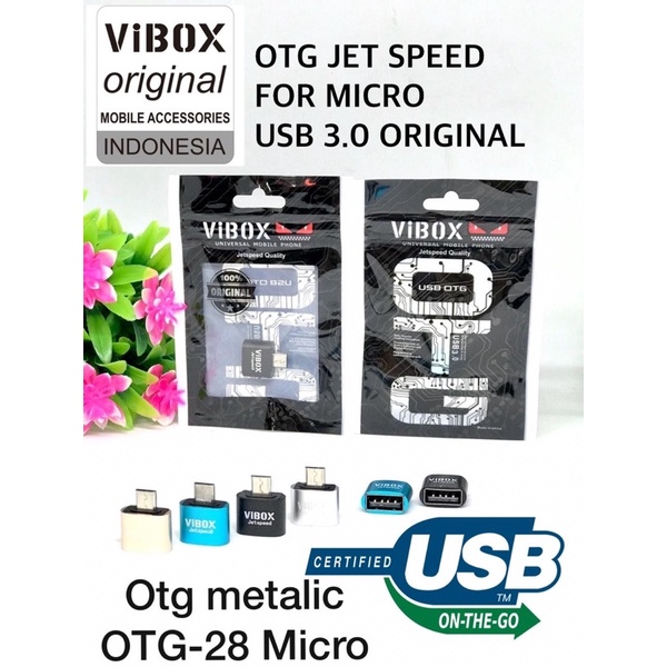 OTG JETSPEED FOR MICRO OTG28 OTG VIBOX METALIC TO SMARPHONE MICRO