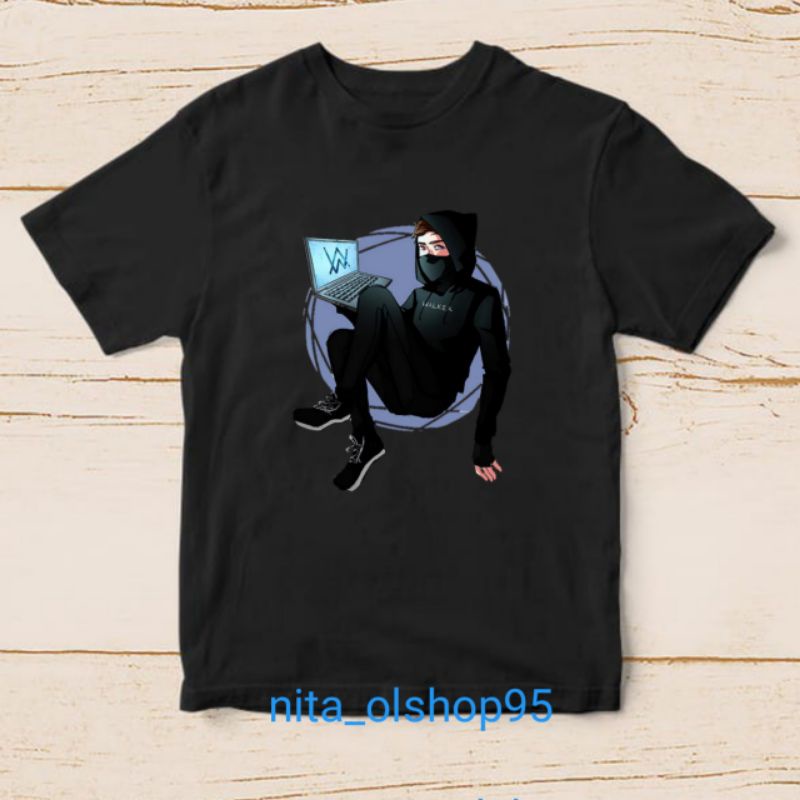 baju Alan walker kaos anak Alan waker karakter