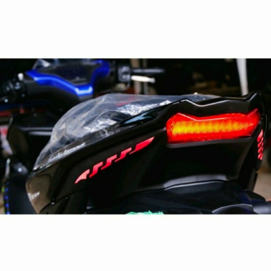 Lampu Undertail Motor Aerox New Connected 2020 - 2022 High Quality Undertail Lamp Yamaha New Aerox Trend Terbaru