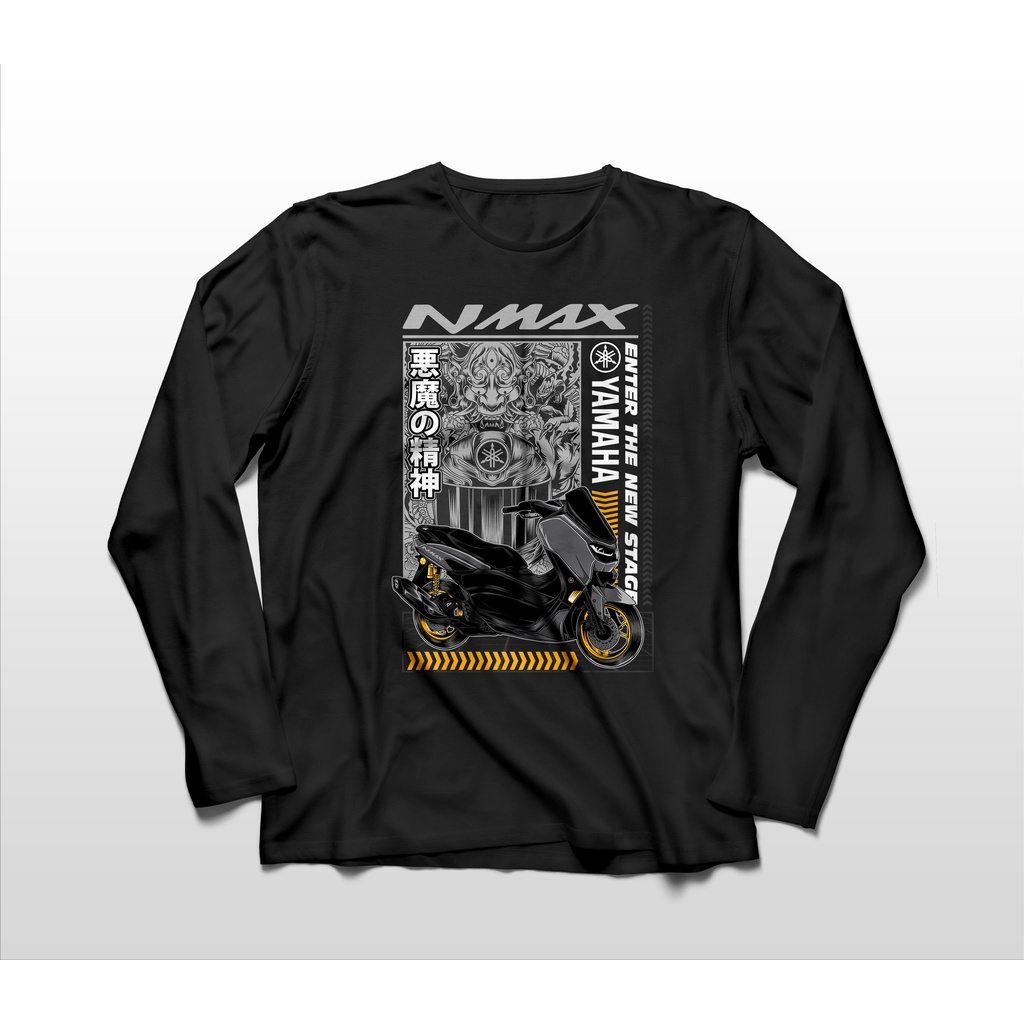 KAOS LENGAN PANJANG YAMAHA NMAX DEMON 2 BIG SIZE JUMBO