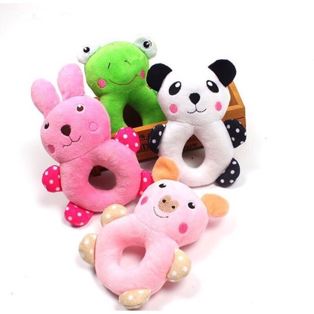 Mainan anjing kucing ll Animal Donut Plushie