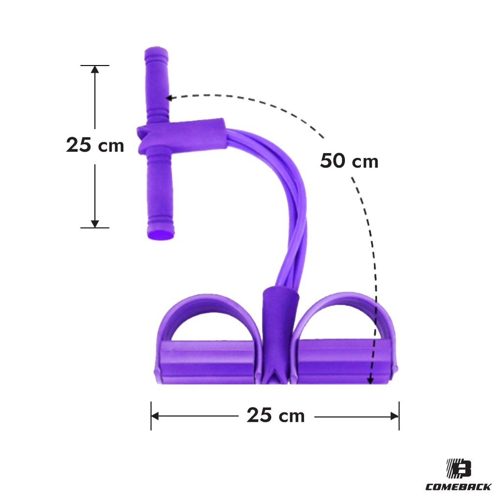 Comeback Tension Rope, tummy trimmer, yoga, alat fitness, fitness, alat olahraga, olahraga, gym